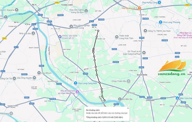 096.44.08 Hình vẽ vệ tinh đường tỉnh 835C